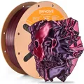 Silk PLA Filament 1,75 mm zweifarbig 1 kg – Color Black Red