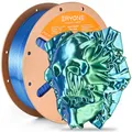 Silk PLA Filament 1,75 mm zweifarbig 1 kg – Color Blue Green