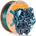 Silk PLA Filament 1,75 mm zweifarbig 1 kg – Color Dark Green Black