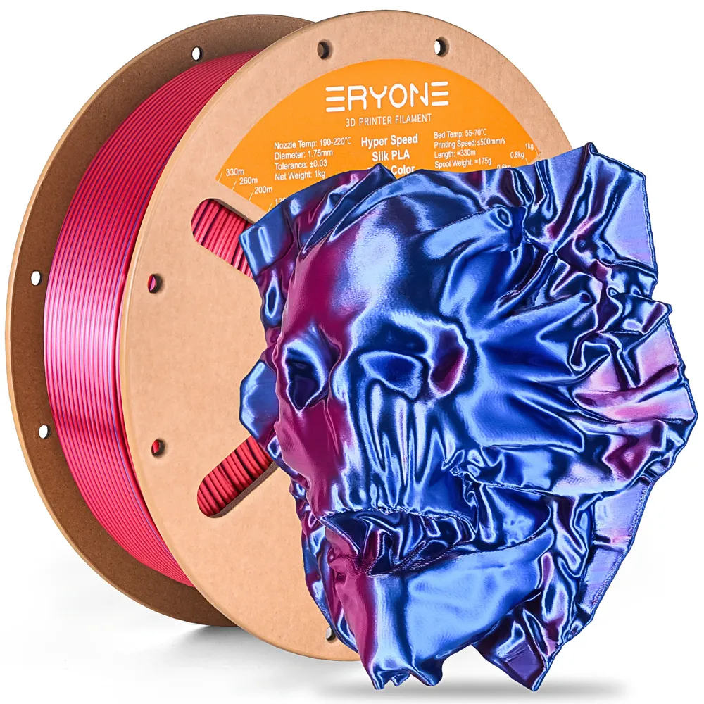 Silk PLA Filament 1,75 mm zweifarbig 1 kg