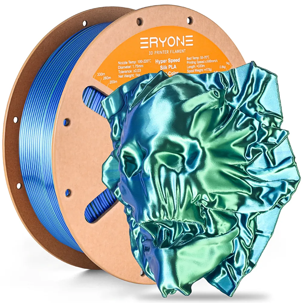 Silk PLA Filament 1,75 mm zweifarbig 1 kg
