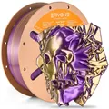 Silk PLA Filament 1,75 mm zweifarbig 1 kg – Color Gold Purple
