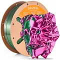 Silk PLA Filament 1,75 mm zweifarbig 1 kg – Color Red Green