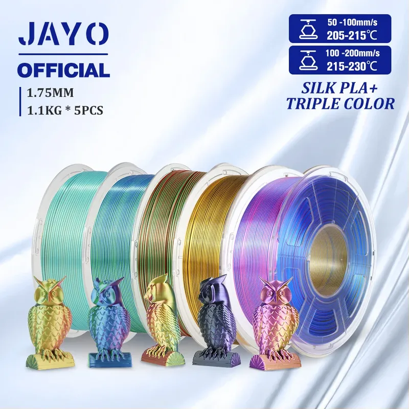 Silk PLA Filament 1,75 mm zweifarbig glänzend