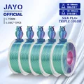 Silk PLA Filament 1,75 mm zweifarbig glänzend – Farbe SILK TI BLGNPP