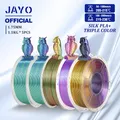 Silk PLA Filament 1,75 mm zweifarbig glänzend – Farbe SILK TI Mix-3 5Rolls