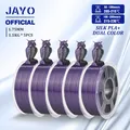 Silk PLA Filament 1,75 mm zweifarbig glänzend – Farbe SKDC Black Purple