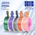 Silk PLA Filament 1,75 mm zweifarbig glänzend – Farbe SKDC Mix-10 5Rolls