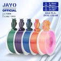 Silk PLA Filament 1,75 mm zweifarbig glänzend – Farbe SKDC Mix-8 5Rolls