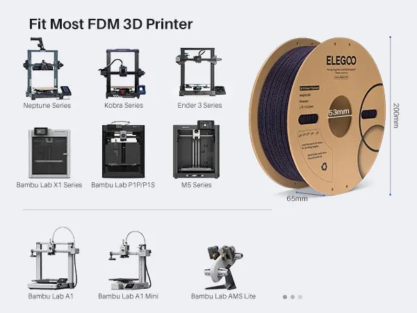 Sparkle PLA Filament 1,75 mm glitzernd 2 bis 4 kg