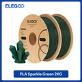 Sparkle PLA Filament 1,75 mm glitzernd 2 bis 4 kg – Farbe Green 2KG