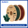 Sparkle PLA Filament 1,75 mm glitzernd 2 bis 4 kg – Farbe Green Red 2KG