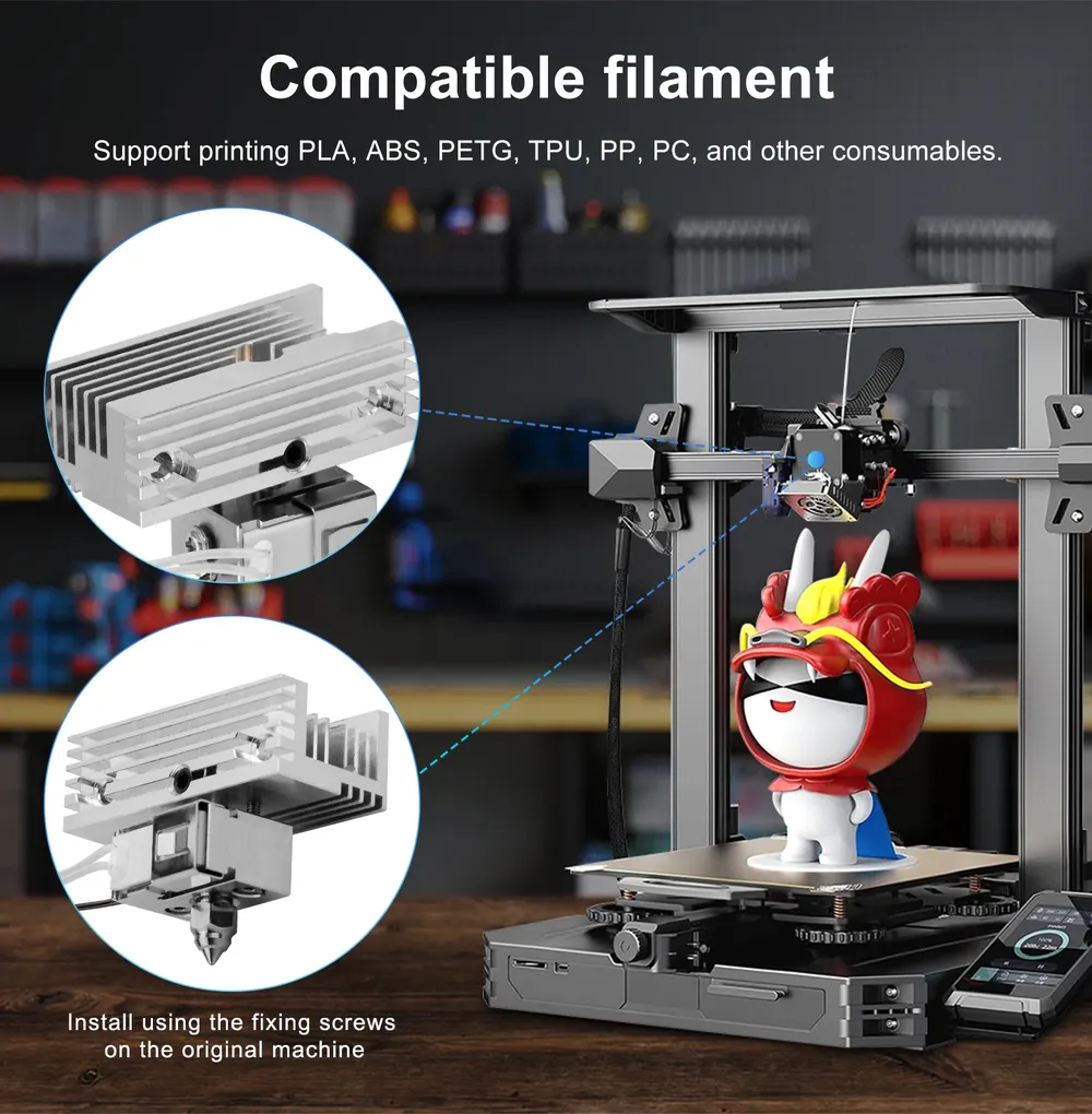 Sprite Extruder Hotend Kit für Ender-3 S1/Pro/Plus