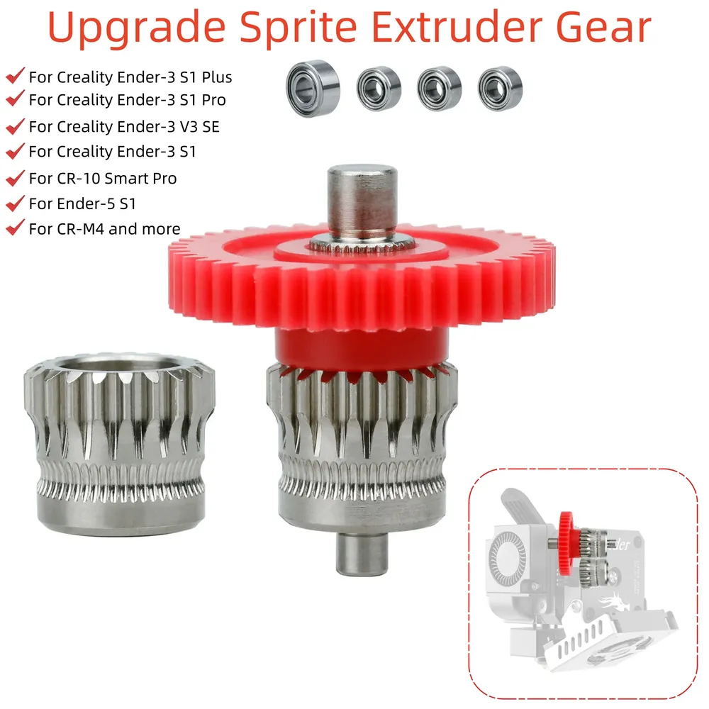 Sprite Extruder-Zahnräder für Creality Ender 3 S1 V3 SE