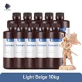 Standard Harz 405 nm UV für Anycubic Photon Mono 1 kg oder 10 kg – Farbe 10kg Hellbeige