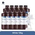 Standard Harz 405 nm UV für Anycubic Photon Mono 1 kg oder 10 kg – Farbe 10kg Weiß