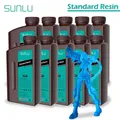 Standard-Harz 405nm 1kg geruchsarm hohe Präzision für Anfänger – Farbe Transparent Blue