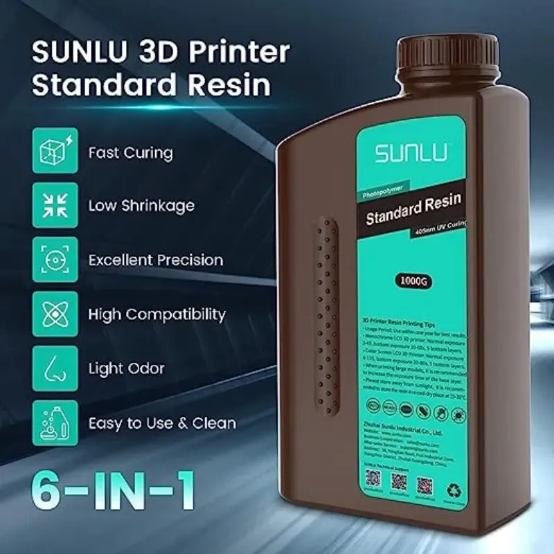 Standard-Harz 405nm 1kg geruchsarm hohe Präzision für Anfänger