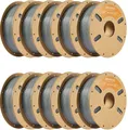 Standard PETG Filament 1,75 mm mehrfarbig 10 kg – Farbe Gray 10KG