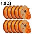 Standard PETG Filament 1,75 mm mehrfarbig 10 kg – Farbe orange 10kg