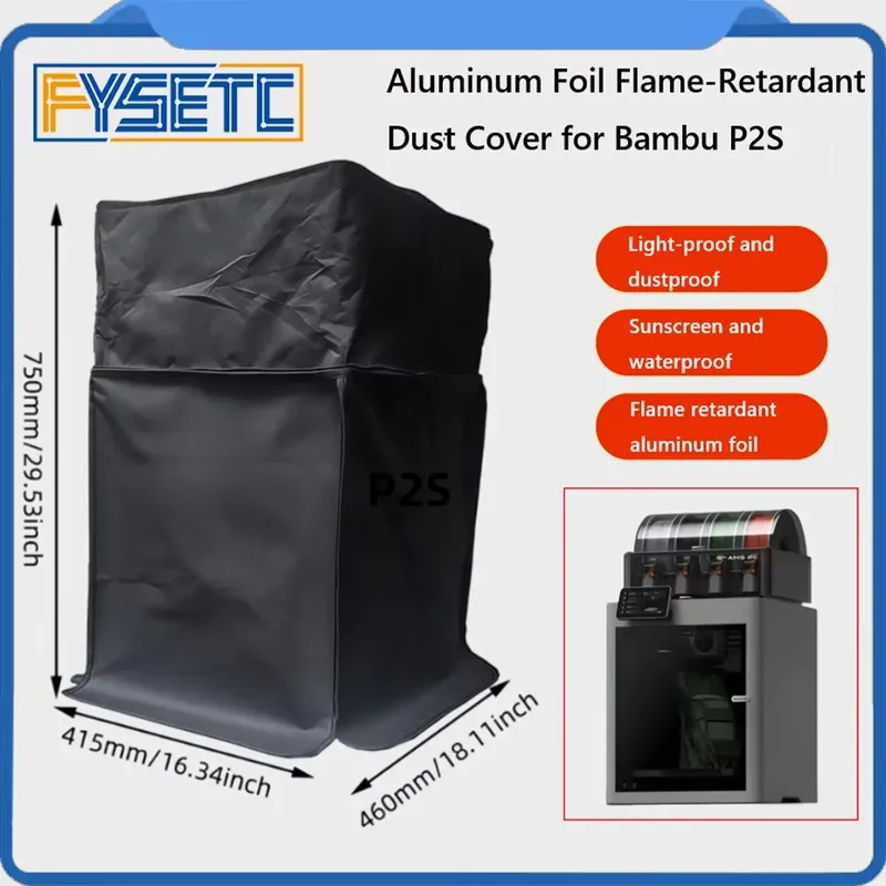 Staubschutzabdeckung für Bambu Lab P2S P1 Serie wasserdicht