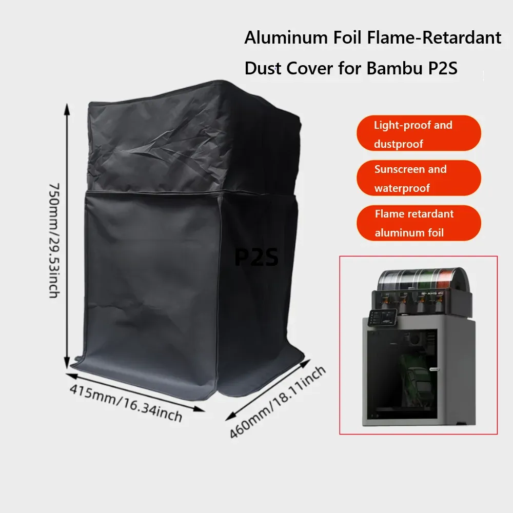 Staubschutzabdeckung für Bambu Lab P2S P1 Serie wasserdicht