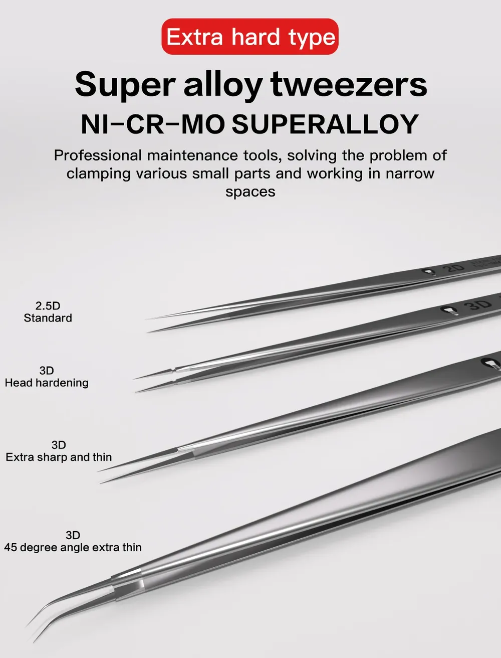 Superlegierung Pinzette Handy Reparatur