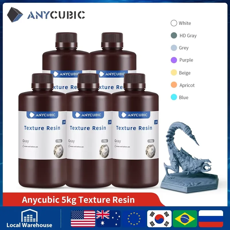 Texture Resin 14K 405nm Hochpräzisions-UV-Harz robust