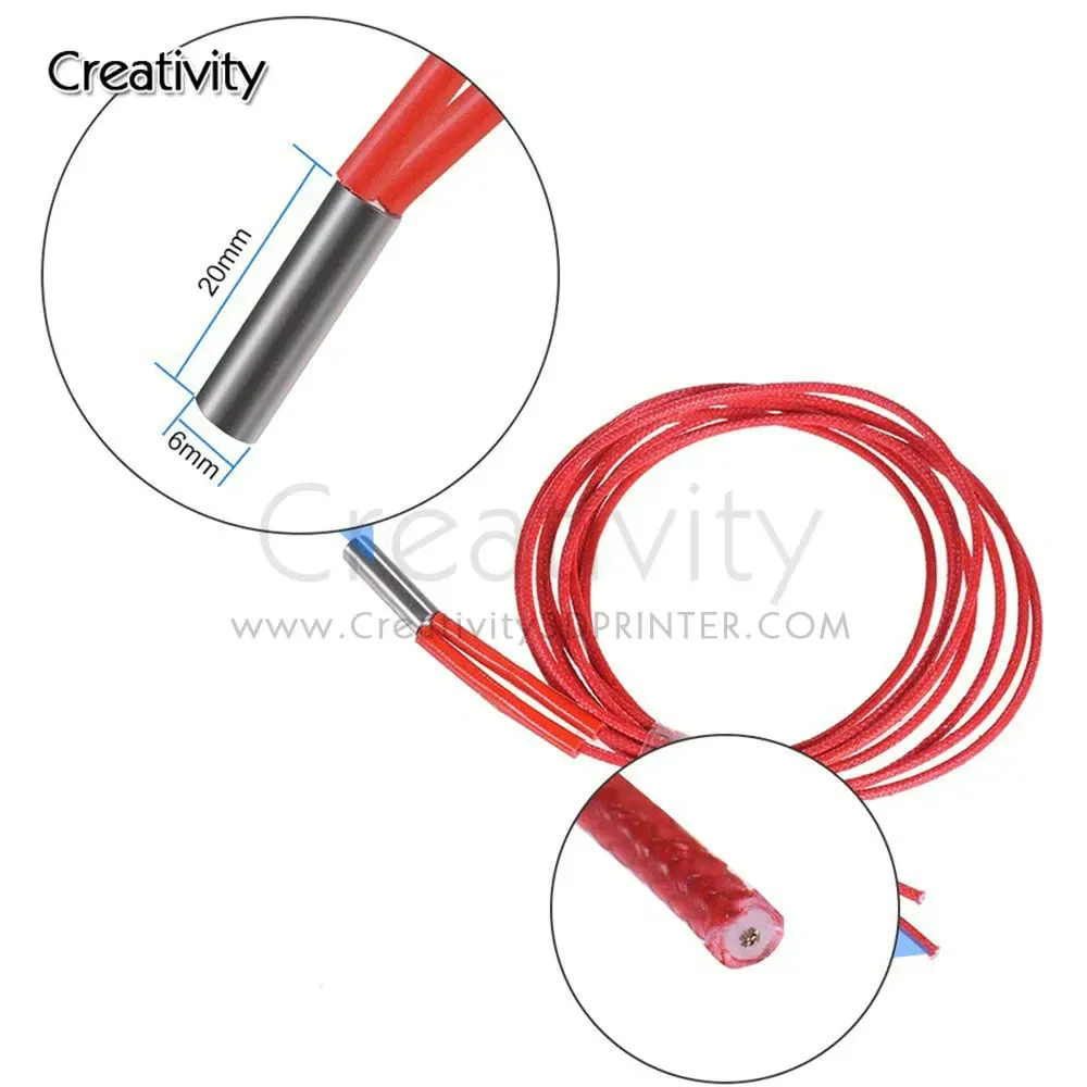 Thermistor Heizpatrone 12V 24V 40W für Ender 3 CR10