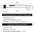 Thermistor Keramik Heizpatrone für Bambu Lab P1P P1S – 5