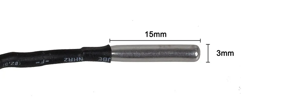 Thermistor Temperatur Sensor 100K 3x20mm für Hotend