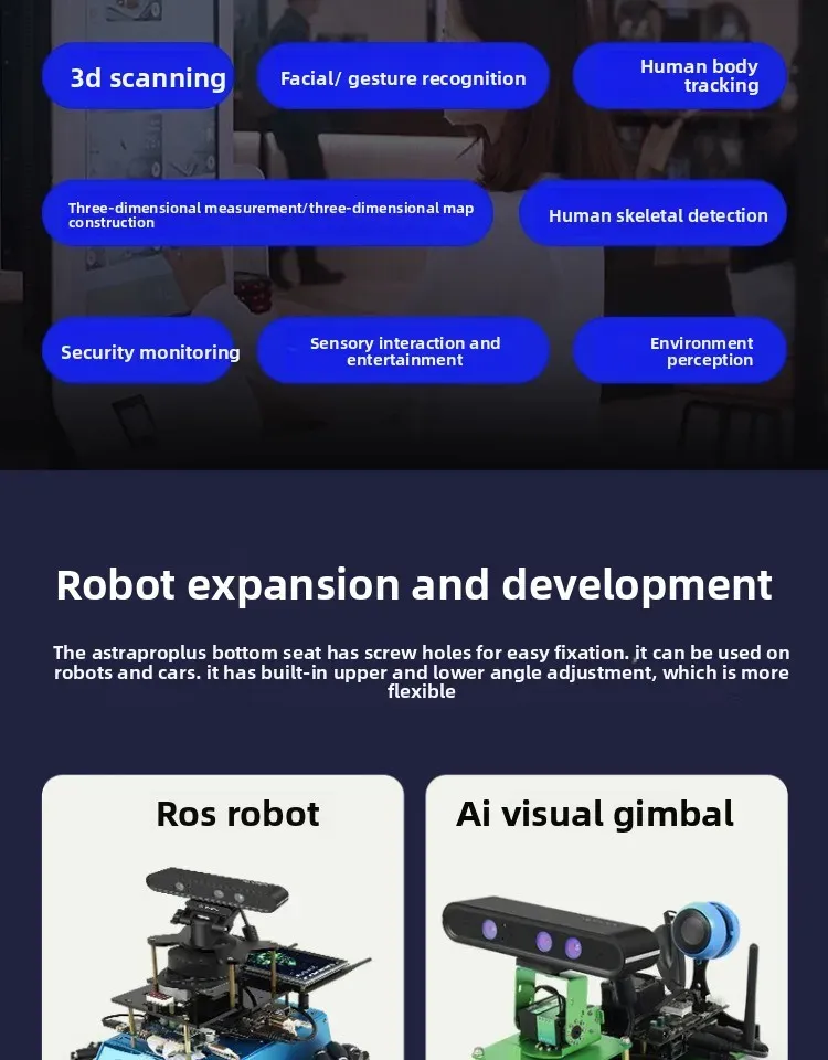 Tiefenkamera 3D Vision für ROS Jetson Pi