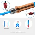 Titanlegierung Rotkupfer-Bimetall-Heatbreak für CR-6 SE CR-6 Max – 6