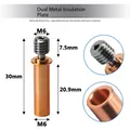 Titanlegierung Rotkupfer-Bimetall-Heatbreak für CR-6 SE CR-6 Max – Farbe CR6 SE