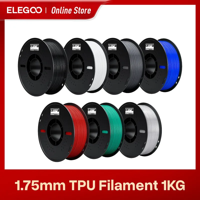 TPU Filament 1,75 mm 1 bis 4 kg hohe Elastizität