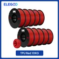 TPU Filament 1,75 mm 1 bis 4 kg hohe Elastizität – Farbe Red 10kg
