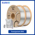 TPU Filament 1,75 mm 1 bis 4 kg hohe Elastizität – Farbe Translucent 2kg