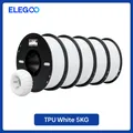 TPU Filament 1,75 mm 1 bis 4 kg hohe Elastizität – Farbe White 5kg