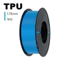 TPU Filament 1,75 mm 1 kg weich flexibel – Farbe New Blue