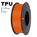 TPU Filament 1,75 mm 1 kg weich flexibel – Farbe New Orange