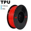 TPU Filament 1,75 mm 1 kg weich flexibel – Farbe Red