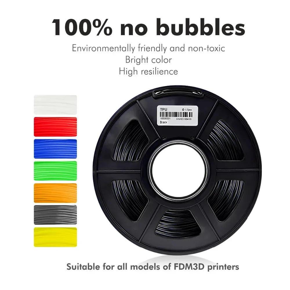 TPU Filament 1,75 mm 10 Rollen 0,5 kg hitzebeständig