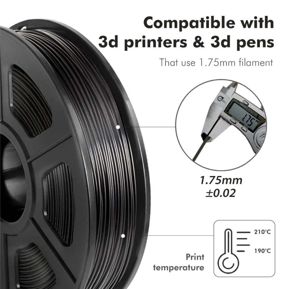 TPU Filament 1,75 mm 10 Rollen 0,5 kg hitzebeständig