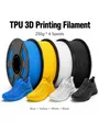 TPU Filament 1,75 mm 250 g 4 Farben – Farbe 4 COLOR SET