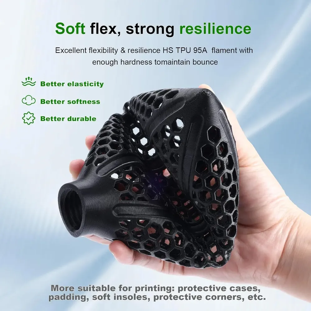 TPU Filament 1,75 mm 250 g 4 Farben