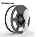 TPU Filament 1,75 mm 250 g 4 Farben – Farbe TPU White 250g