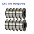 TPU Filament 1,75 mm 5 bis 10 kg flexibel – Farbe 10kg TPU Transparent