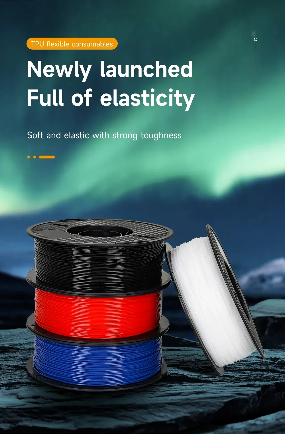 TPU Filament 1,75 mm 5 bis 10 kg flexibel