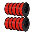 TPU Filament 1,75 mm 5 bis 10 kg weich – Farbe 10KG Red TPU