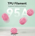 TPU Filament 1,75mm Weiches flexibles 6 Stück 250g – 3